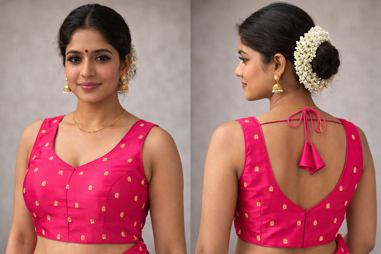 Silk-Blend Blouse