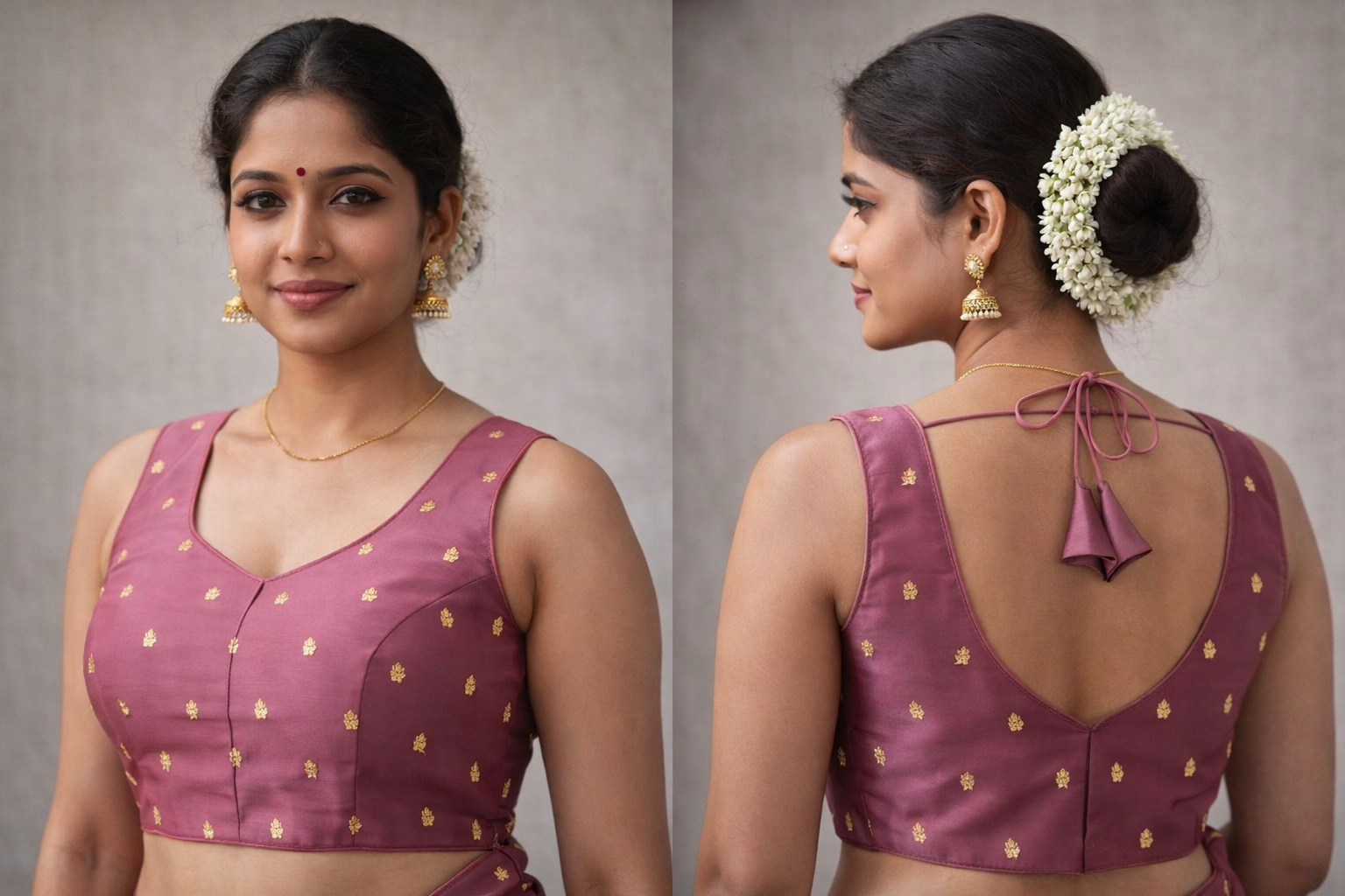 Silk-Blend Blouse