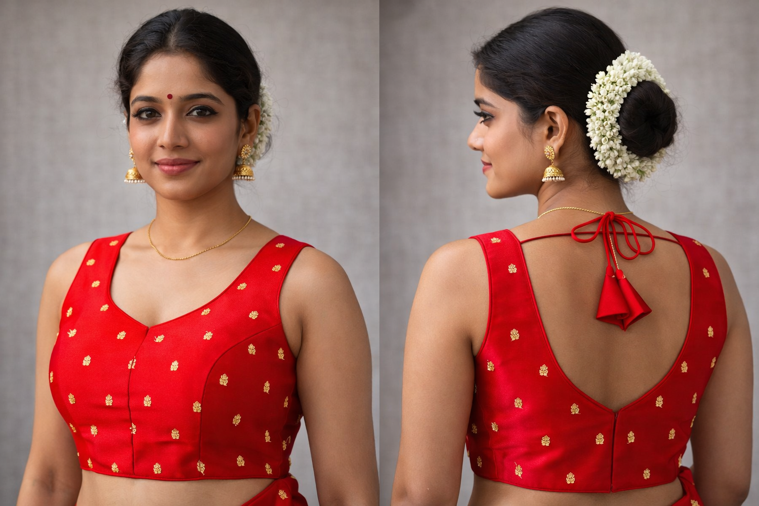 Silk-Blend Blouse